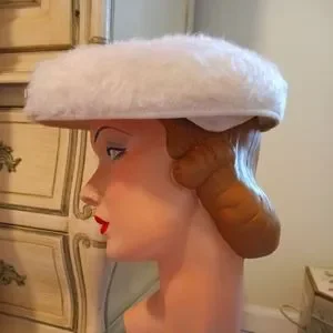 Accessories | High Fashion Vintage Faux Fur Beret Style Hat 